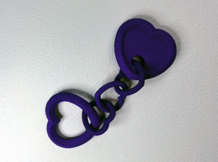 Valentine's Interlocking Hearts (Monogrammed) 3d printed 