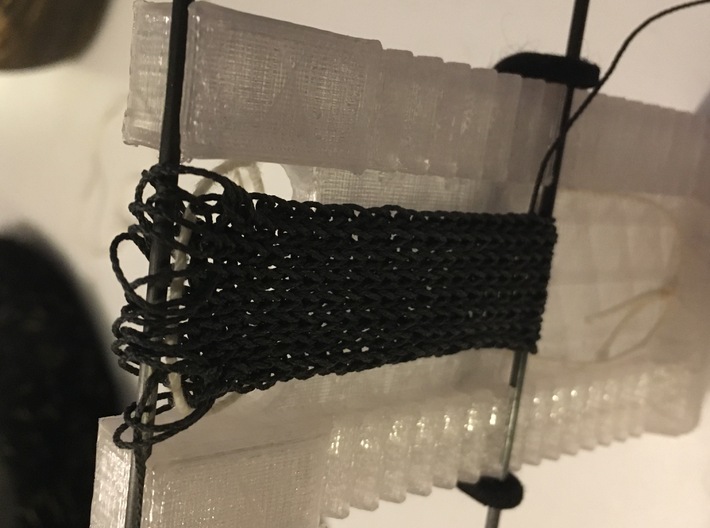 knitted watch band jig 3d printed 