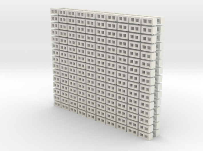 Cinder Block Loose (300) 1-64 scale 3d printed