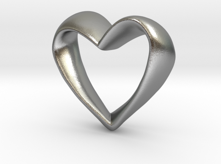 Twisted Heart 3d printed 
