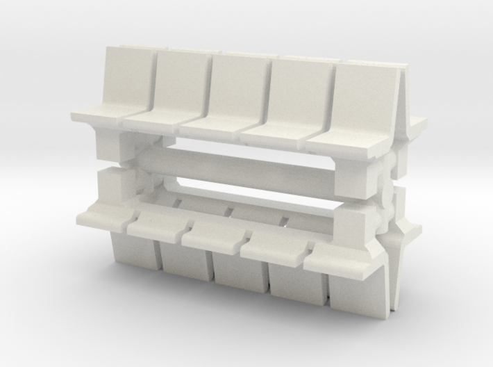 Platform Seats (x4) 1/100 3d printed