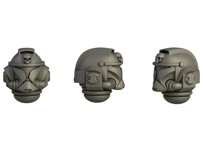 Primaris clone helmet Model 3 3d printed 