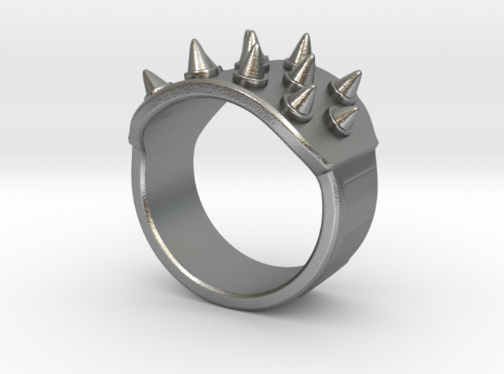 Spiked Armor Ring_C 3d printed