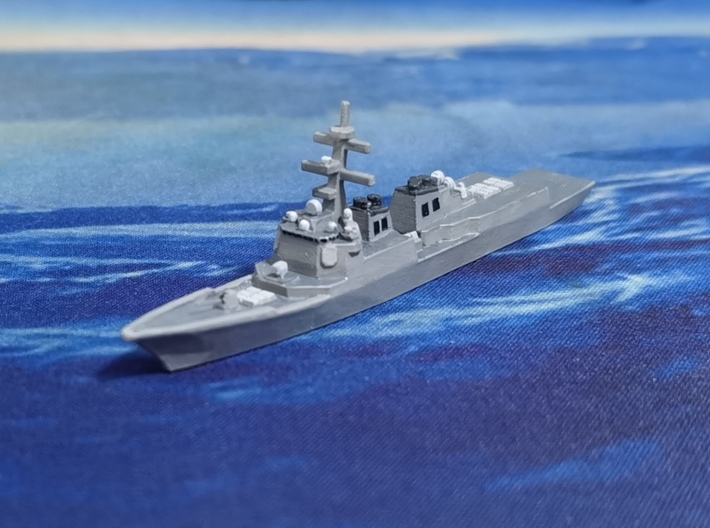 Sejong the Great-class destroyer, 1/1800 3d printed Painted Prototype