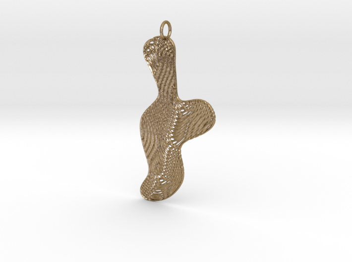 Texture Earring #6 3d printed