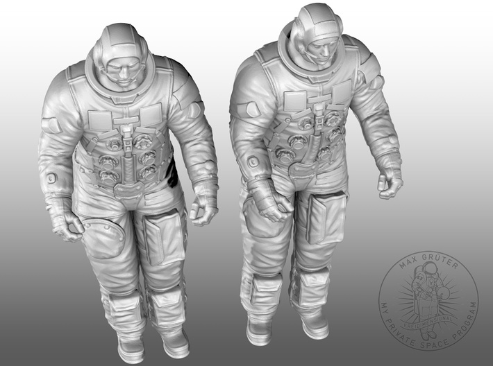 APOLLO LEM Astronauts 3d printed