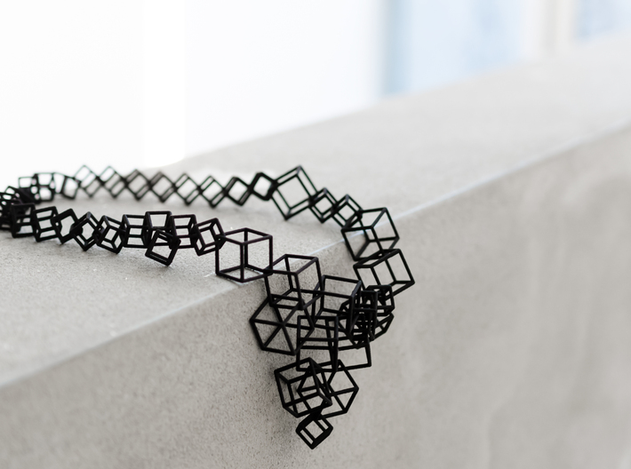 Cubes necklace 3d printed