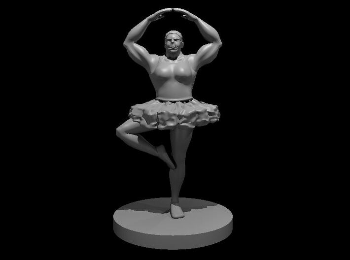 Female Orc Ballerina 3d printed