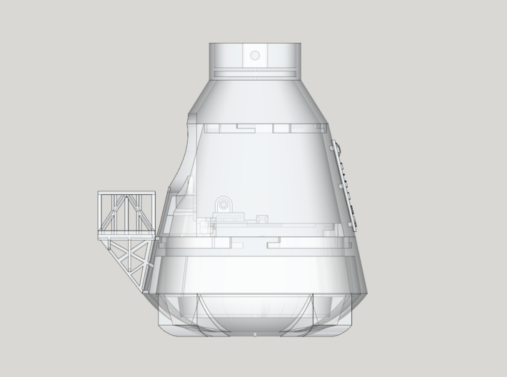 Life3D Weather Balloon Capsule - Camera Mount 3d printed Full Design