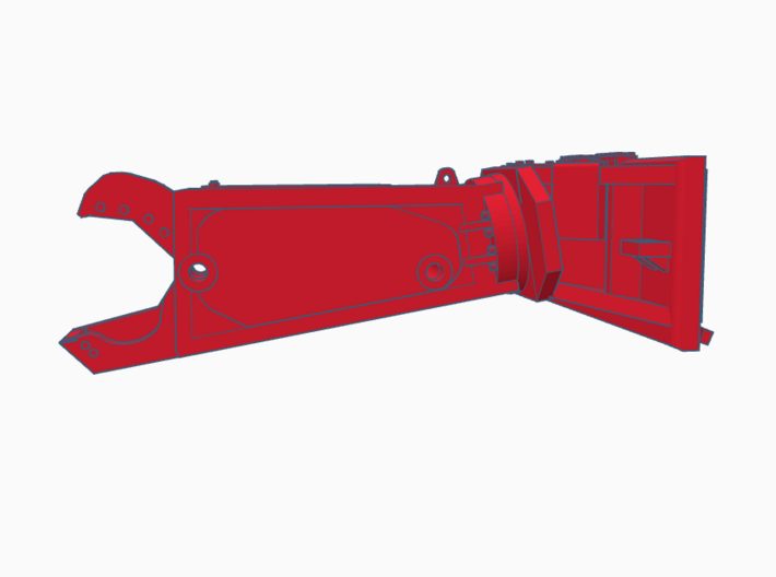 1:50 Scrap Shear for Bobcat S750 Coupler  3d printed 