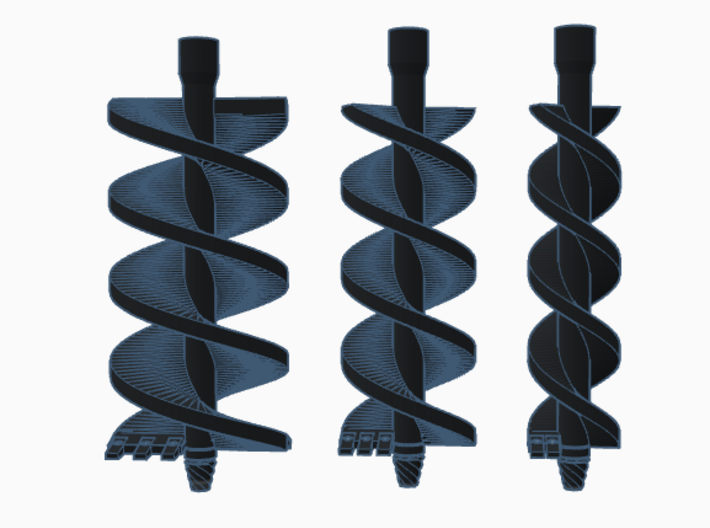 1:50 Auger for Bobcat S750 Coupler 3d printed 