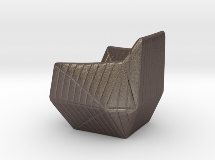 Facett-chair - 1/2&quot; Model 3d printed