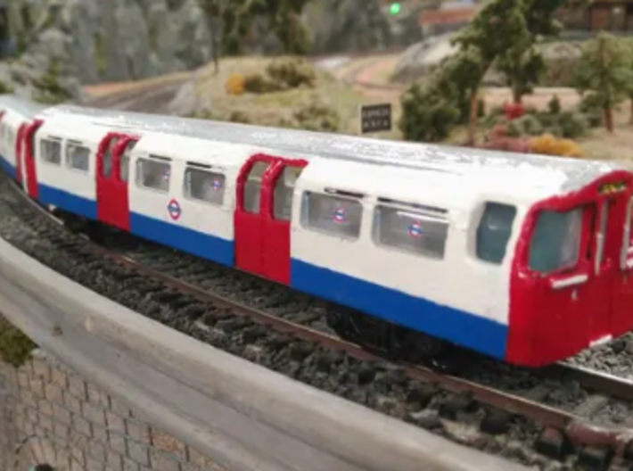 London Underground 1972 H0 Chassis B 3d printed 