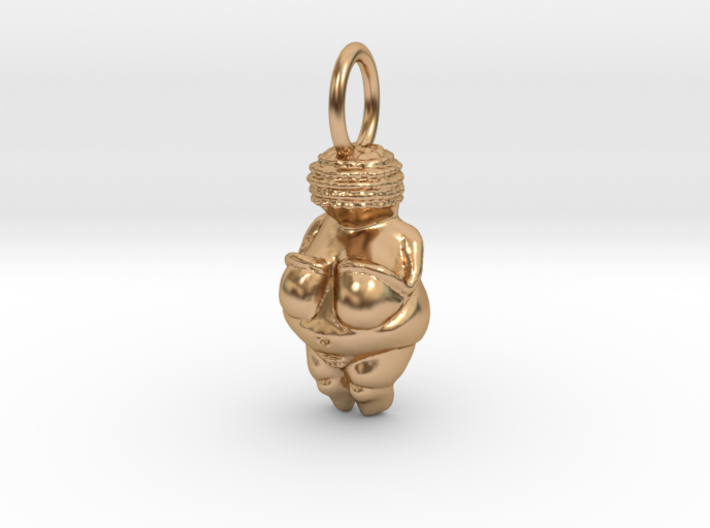 Venus of Willendorf Pendant - Archaeology Jewelry 3d printed