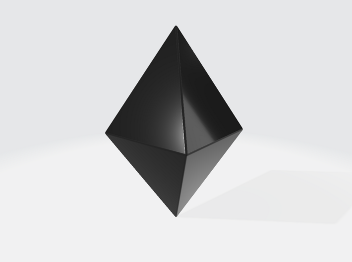 Ethereum "Black Adam" 3d printed 