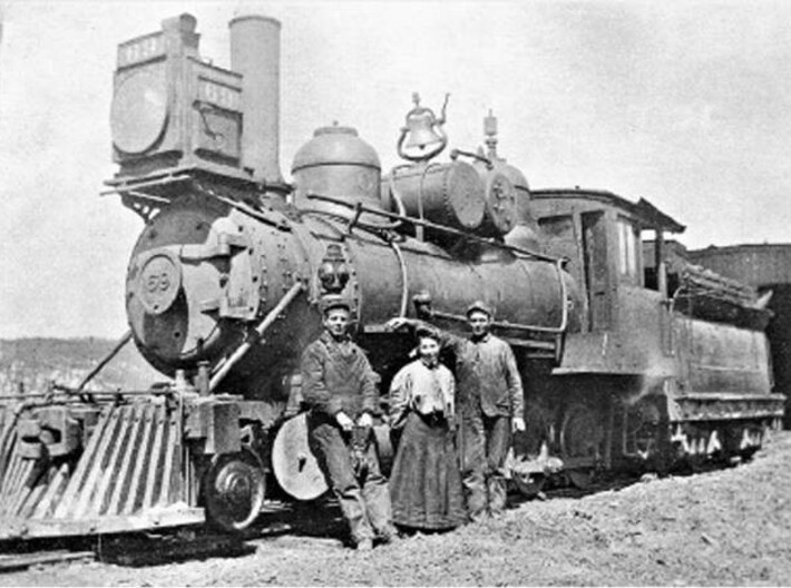 C&S Cast Smokebox 1-64 3d printed C&S Locomotive 69 at Dickey, Colorado.