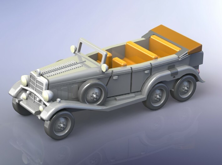 German Mercedes G4 Staff Car 1/100 3d printed