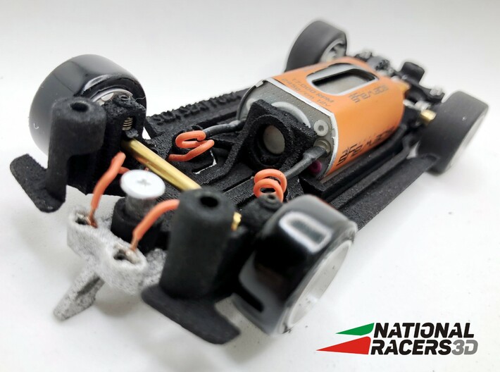 Chassis - SCX SEAT FURA Chrono (Inline All-in-One) 3d printed 