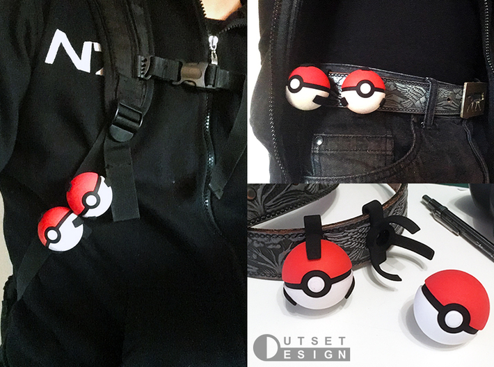 Small pokeball - Lower half - 1:1 scale 3d printed