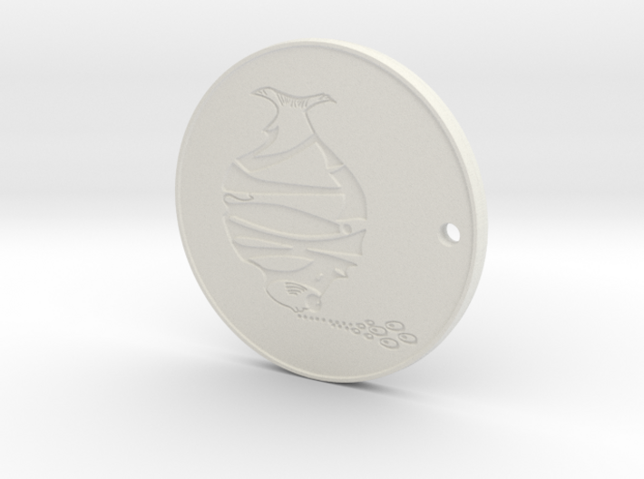 Phitz Coaster, Sculpture, Paperweight, or Pendant 3d printed