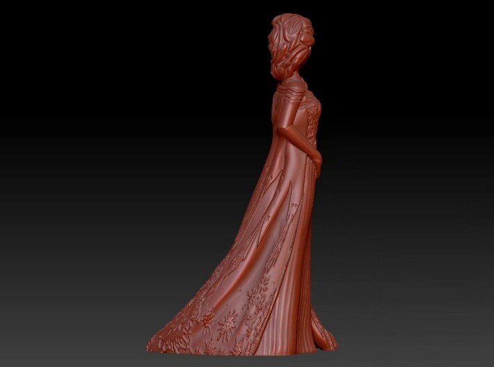 Elsa frozen princess 3d printed 