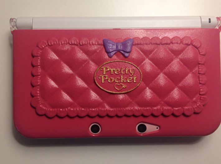 Pretty Pocket Decoration for 3DS XL 3d printed a finished example