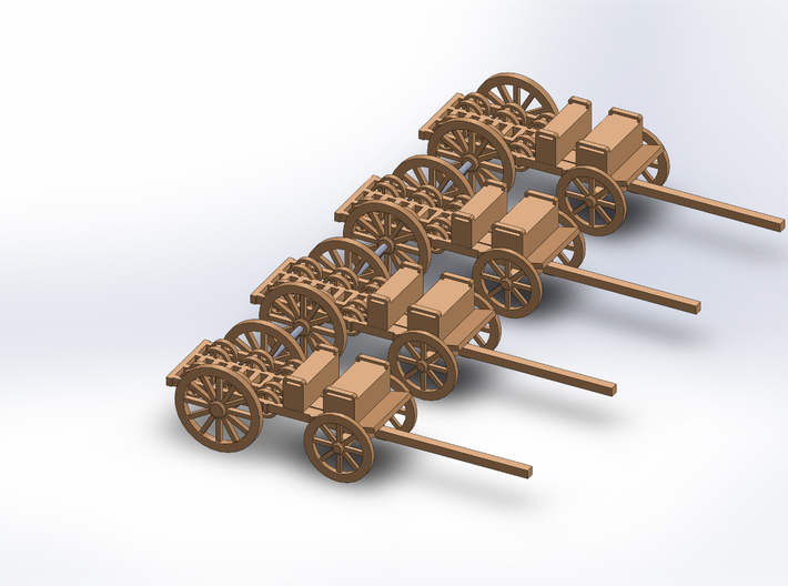 N FOUR WIRE WAGON 3d printed