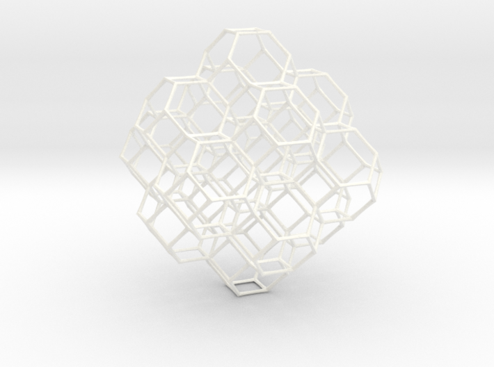 Truncated octahedral lattice 3d printed