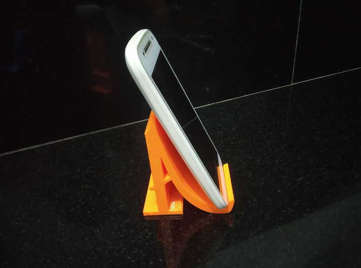 Letter A Mobile Stand 3d printed 