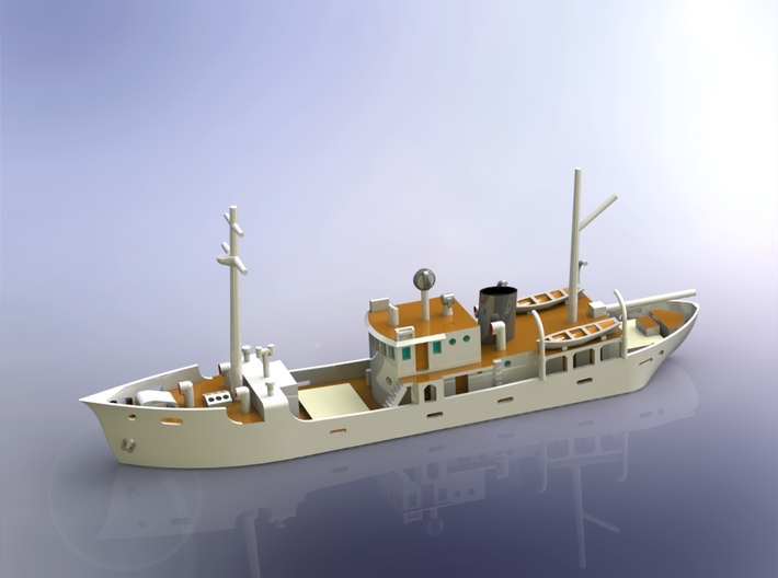 IJN Research Vessel Kaiyo Maru No. 4 1/700 3d printed