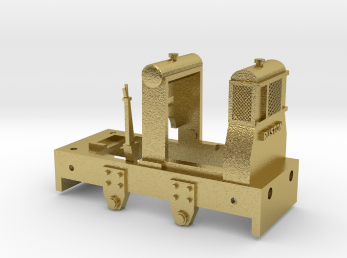 Small Ruston Hornsby Loco Body Part 1a 3d printed