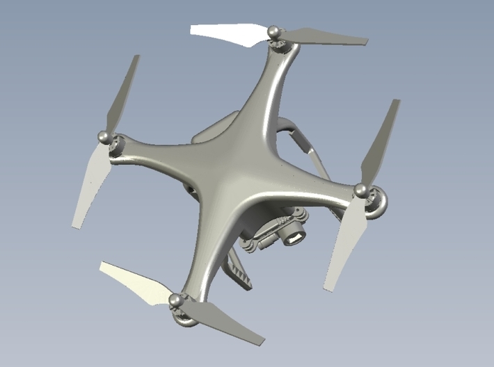 1/64 scale hand-held UAV drone miniature x 1 3d printed 