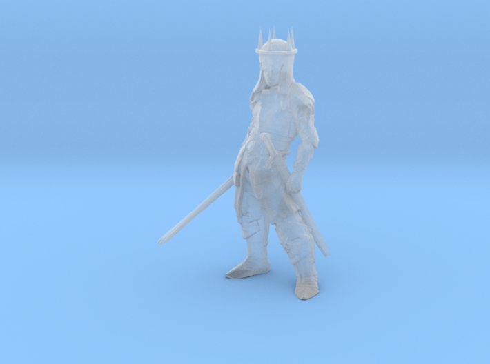 HO Scale 2 Sworded Knight 3d printed This is a render not a picture