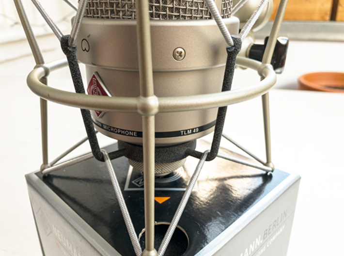 Neumann EA 3 Inner Basket / Innenkorb 3d printed build into the microphone mount