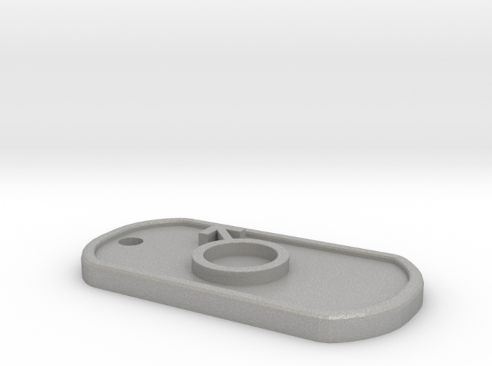 male dog tag 3d printed