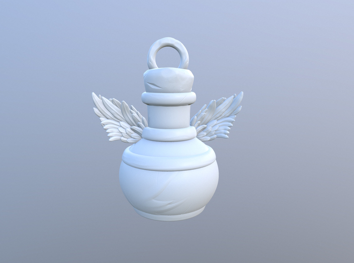 keychain life potion 3d printed 