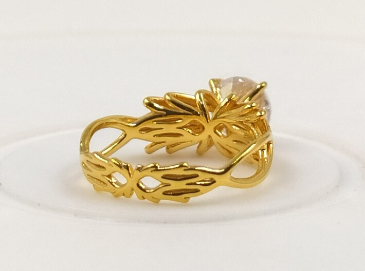 Woven - Wedding ring 3d printed 