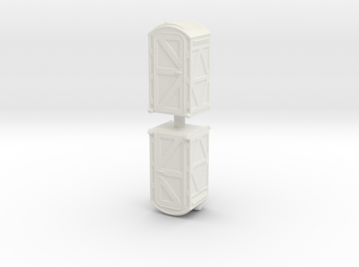 Portable Toilet (x2) 1/100 3d printed