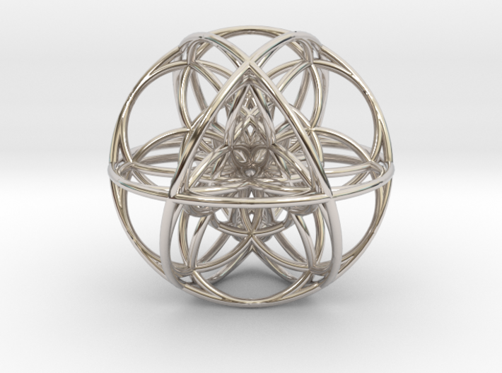 Cuboctahedral Flower of Life Sacred Geometry 3d printed