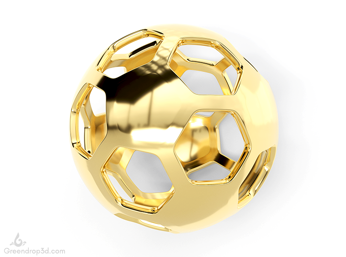 Soccer Ball Pendant ver.2 3d printed 