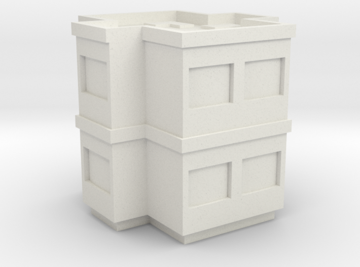 Small Stackable Office Upper Floors (Plain) 3d printed