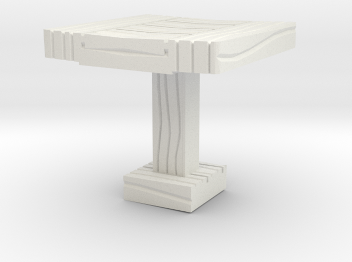 Wooden Coffee Table 1/24 3d printed