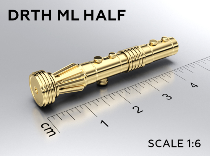 DRTH ML HALF keychain 3d printed