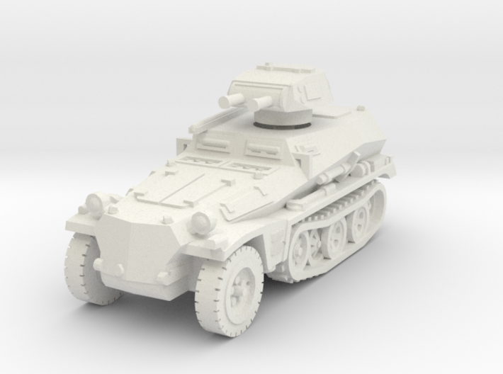 Sdkfz 253 with Pz I Turret 1/100 3d printed