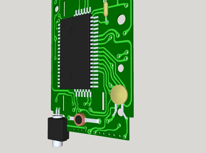 Casio MQ-1 Circuit Board 1/6th Scale 3d printed 