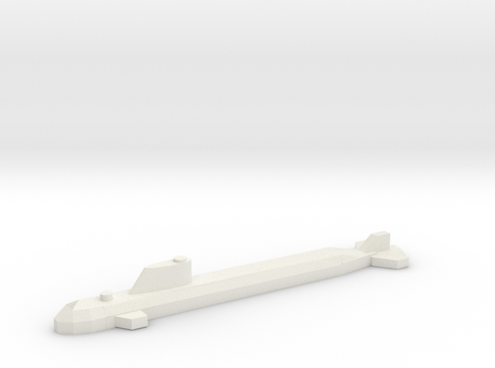 Nuclear Attack Submarine, SSN. 3d printed