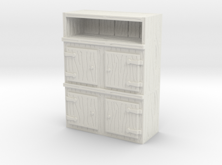 Wooden Cabinet 1/72 3d printed
