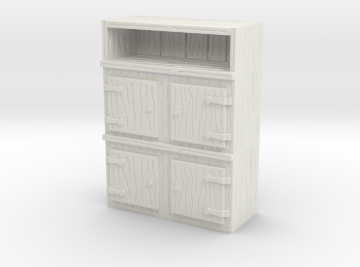 Wooden Cabinet 1/48 3d printed
