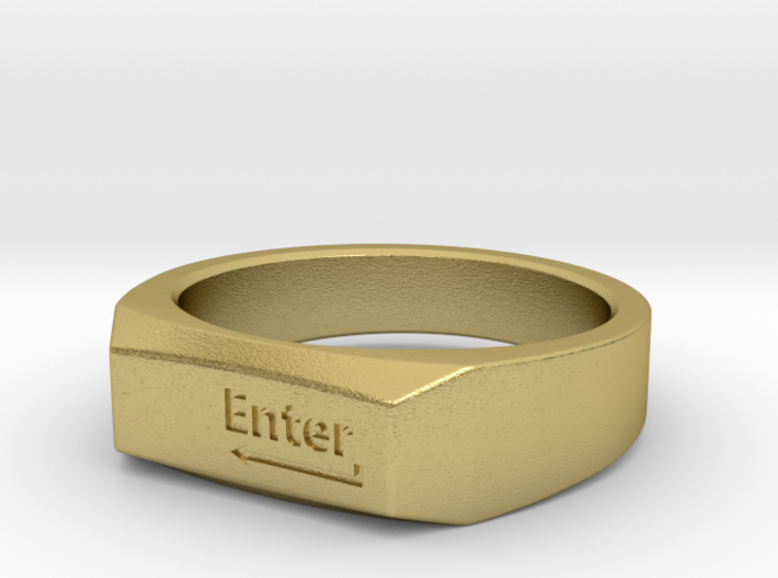 Enter key Ring 3d printed