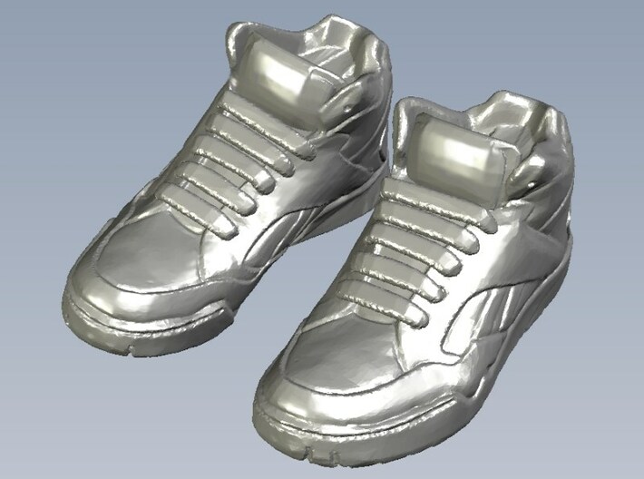 1/24 scale sneaker shoes A x 1 pair 3d printed